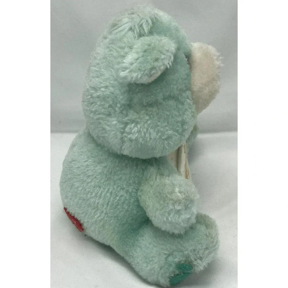 Vintage Care Bears Wish Bear Coin Bank 1984 American Greetings Corp Good Plush - Picture 8 of 16